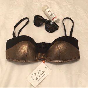 CA by Vitamin C Emma Bandeau Bikini Top XS